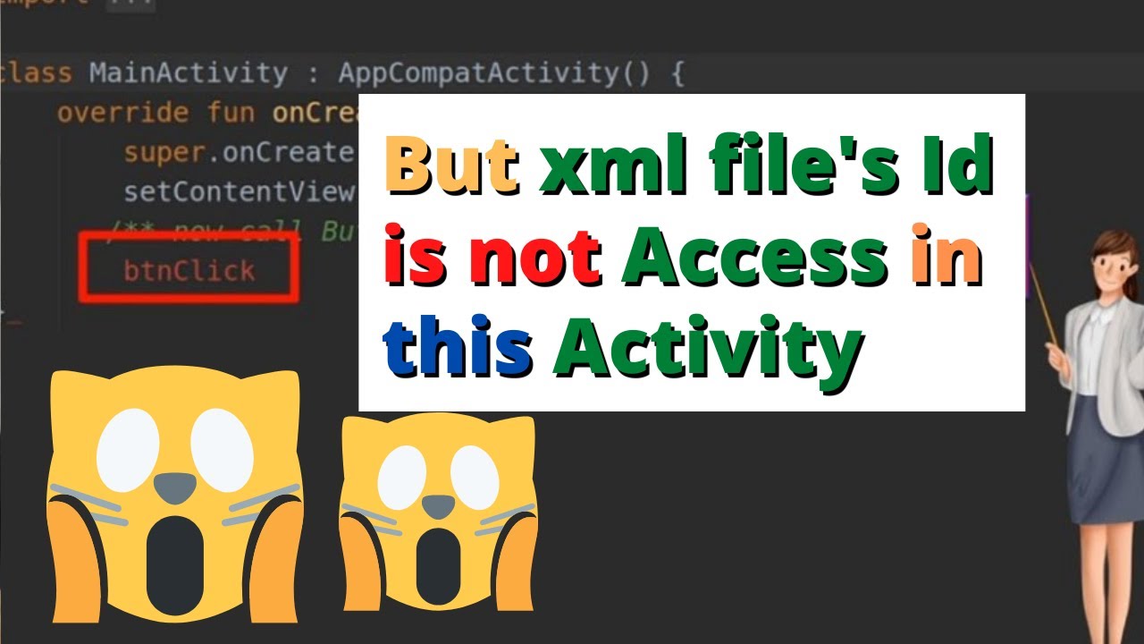 Kotlin Android Studio How To Access The Id'S Of Xml File In Kotlin File Without Using Findviewbyid