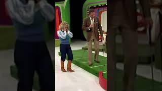 Bob Barker And Contestant Go For Perfect Putts During Hole In One The Price Is Right 1984 shorts
