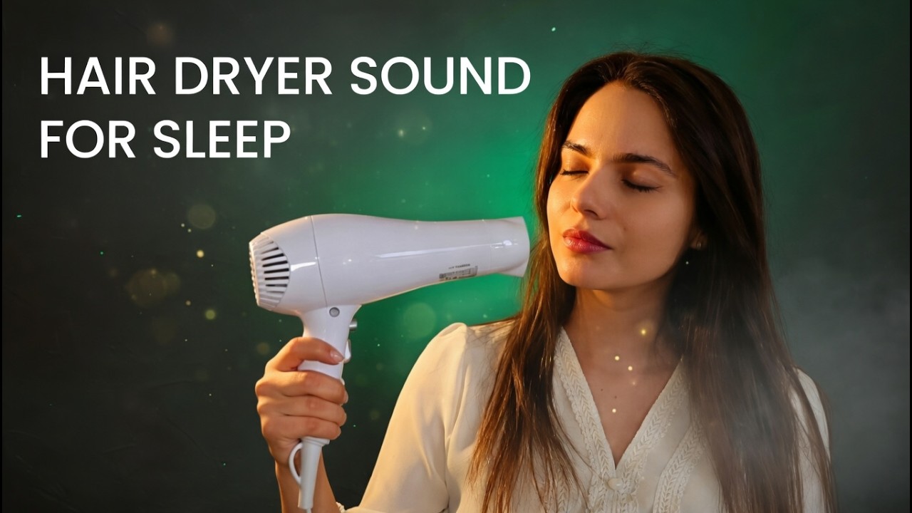 Your Brain's Secret Reset Button: Hair Dryer ASMR for 6 Hours (NO ADS)