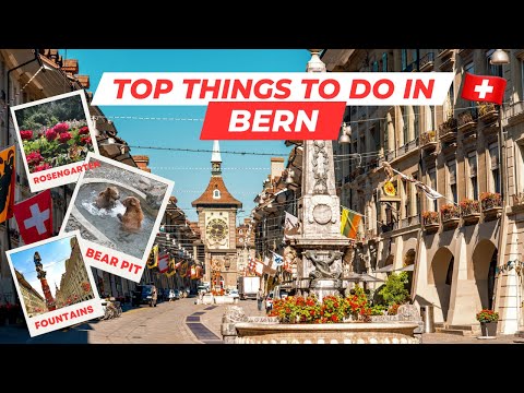 TOP THINGS TO DO IN BERN, SWITZERLAND | Old town walking tour, bear pit, rosengarten, bern minster