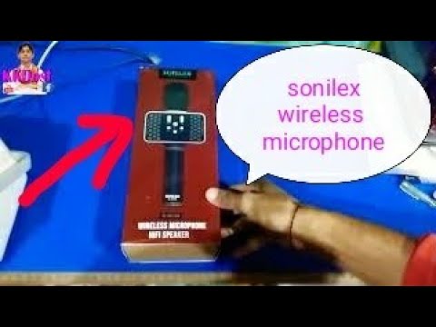 sonilex wireless microphone hifi speaker