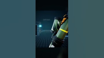 (Unreal Engine) Low Poly Rocket Launcher - Reload Animation #shorts