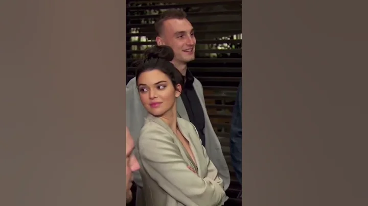 Mbappe when he saw Kendall Jenner for the first time 🤔😍🥰 #shorts