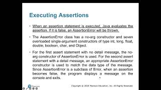 Famous Assertion in Java OOP Profile