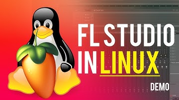 FL STUDIO DEMO IN AV LINUX (WINE) Stock plugins only