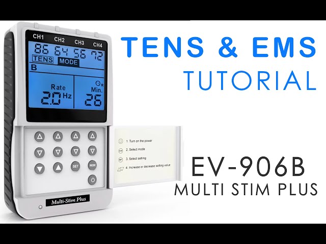 TAMTEC SPORT 4 - Combo TENS EMS Unit - Electric Muscle Stimulator