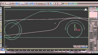 3D Concept Car Design Workshop - Part 2 Spline Creation (3D Studio Max)