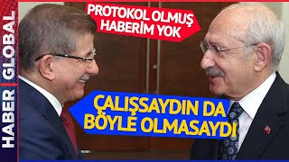 Kılıçdaroğlu ve Davutoğlu Birbirine Girdi! Protokol Gerçeği Ortaya Çıktı, Kılıçdaroğlu Ağır Yüklendi