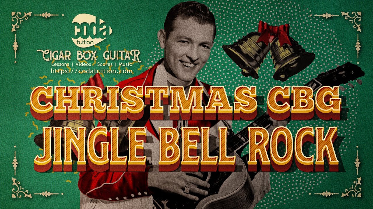 Cigar Box Guitar Christmas! How to play Jingle Bell Rock - easy & full versions