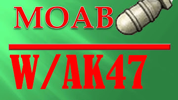 MW3: MOAB With Every Gun- AK47 + How I Broke My MW3 Disc!!