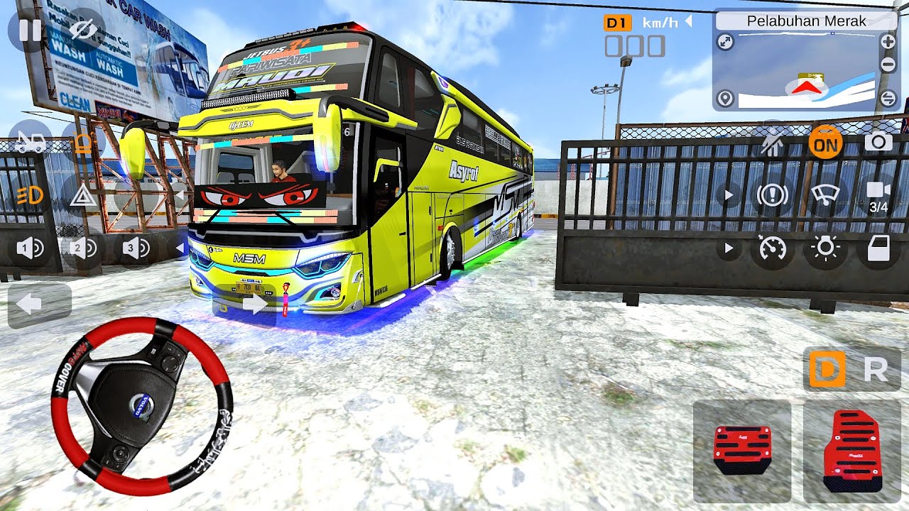 Bus Maudi MSM Asyrof Dapat Diskon Cuci Bus Gratis Di Mubarak Car Wash