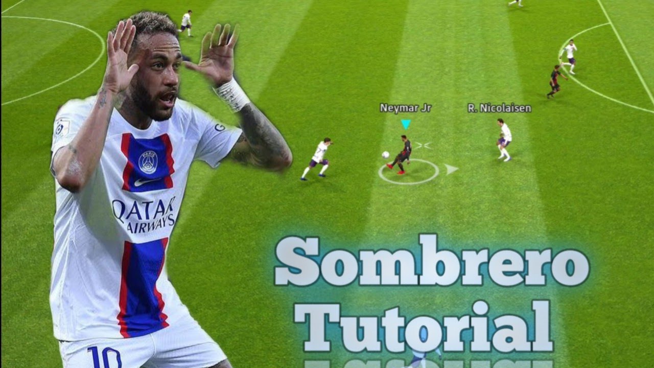 Neymar Jr All Skills Tutorial Efootball sombrero Skill Tutorial easy 