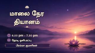 LIVE RajaYoga Meditation | மாலை நேர தியானம் | Meditate Now