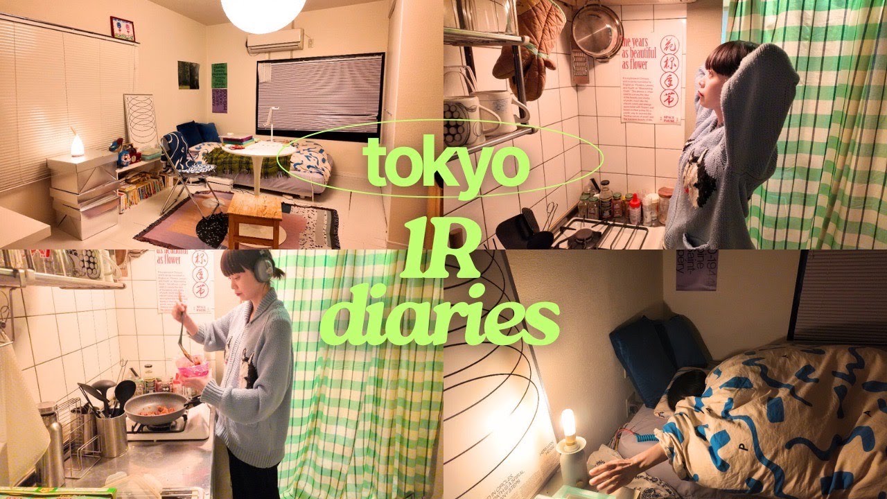 tokyo 1R diary ￤無名の俳優の夜ごはん￤東京ワンルームひとり暮らし￤日常vlog
