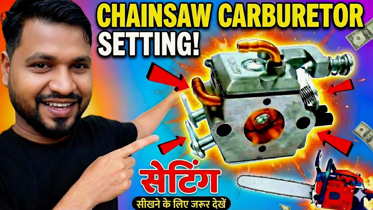 ️ Chainsaw carburetor adjustment | How to Adjust Your Chainsaw ...