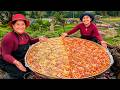 ¡Horneamos una pizza gigante bajo tierra!