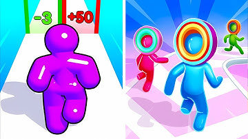 Tall Man Run vs Layer Man 3D 🏃‍♂️📏🧱 MAX LEVEL Gameplay Walkthrough (Android iOS) XK2BRM