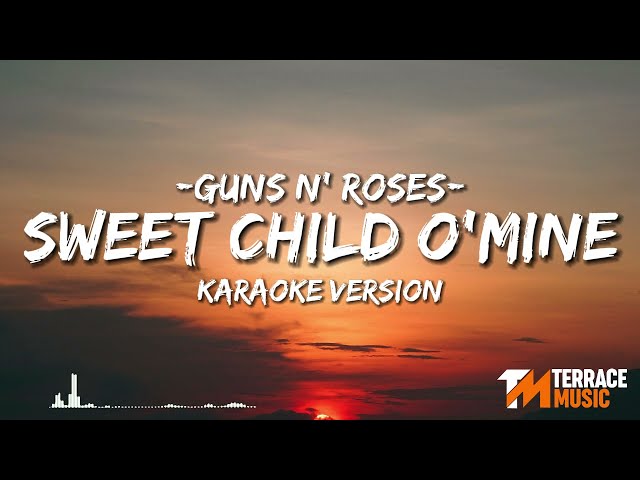 Guns N' Roses - Sweet Child O' Mine | Karaoke Version class=