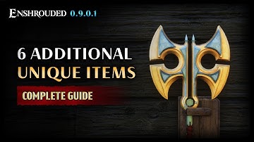 Enshrouded | 6 Additional *UNIQUE* items in the Wake of the Water update! FAKEEEE