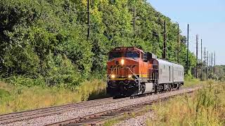 BNSF Railway Track Geometry Inspection Train west on Cuba Sub @ Webster, MO 9/7/25