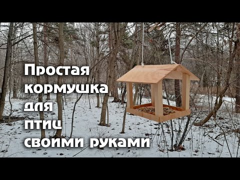 Изготовление кормушек для птиц своими руками