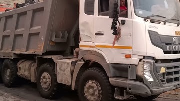 full load coal running BS-6 Eicher tipper in coal mines#viral#subscribe#video