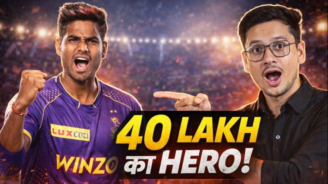 Anukul Roy: ₹40 Lakh से National Hero! | Syed Mushtaq Ali Trophy 2025 | KKR Star
