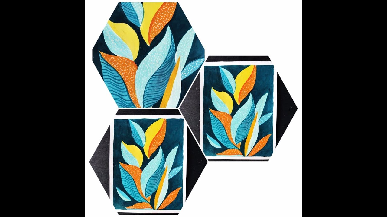 how-to-paint-foliage-painting-leaves-foliage-acrylic-colour-on-paper-youtube