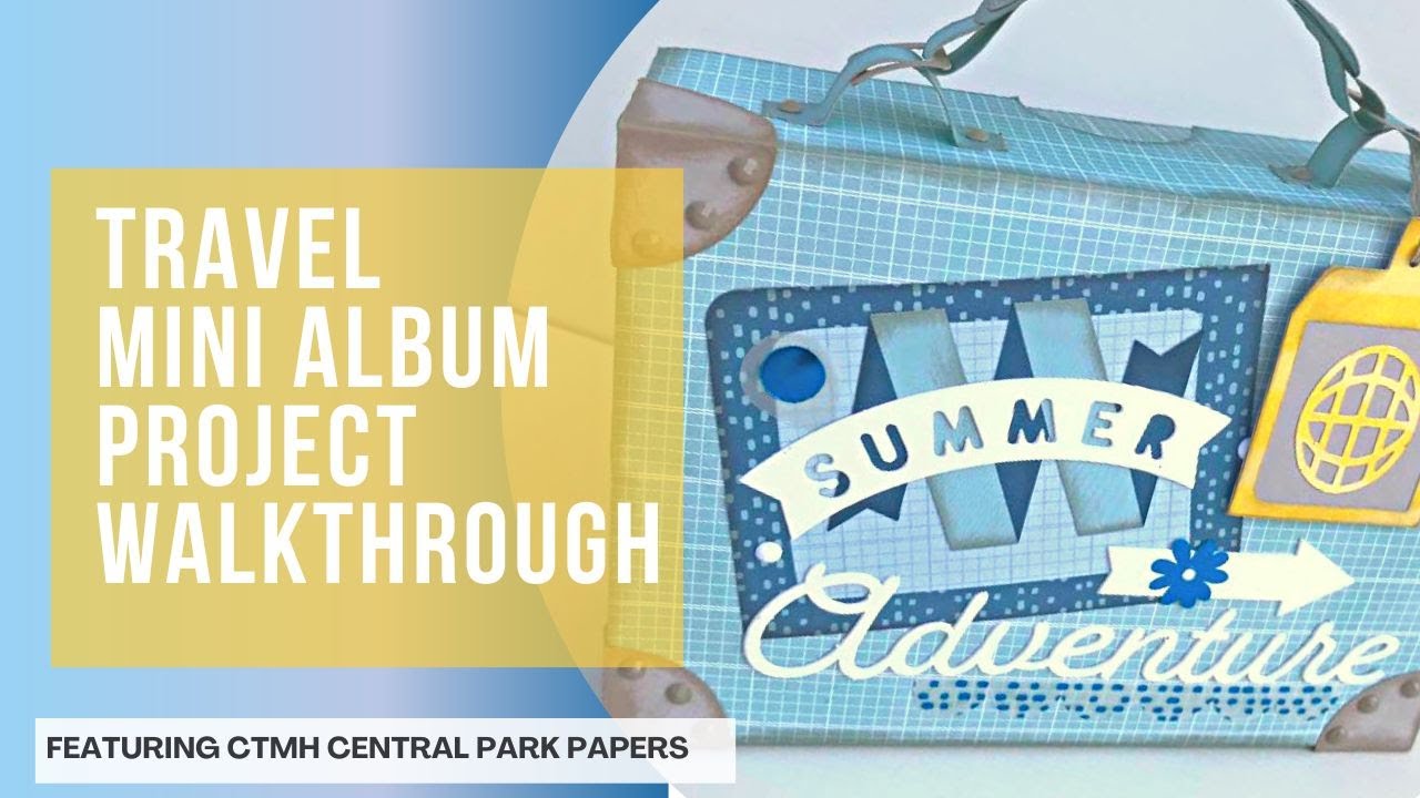 Travel Mini Album | Project Walkthrough | Cricut You Are Here Collection (Part 2 of 2)