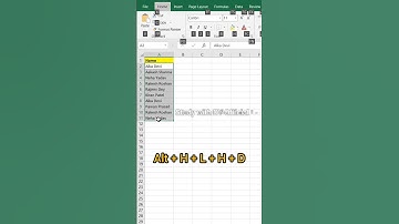 Highlight Duplicate values in Excel #shorts #studywithdyofficial