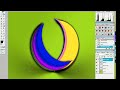 How to Create Make a Logo on Adobe Photoshop 7.in urdu