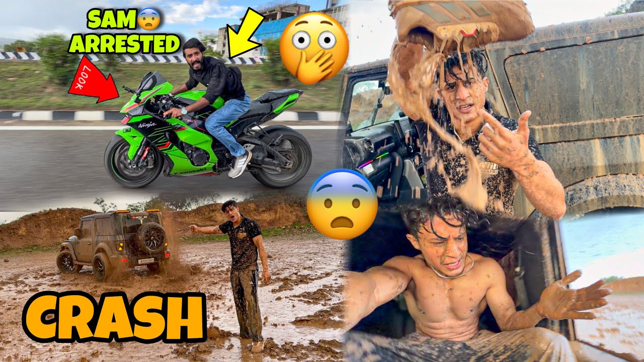 絆　overdose Zx10r Crash Almost😨 Sam on Highway⚠️ | Most Dangerous