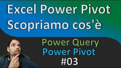 Excel PQ/PP - What is PowerPivot