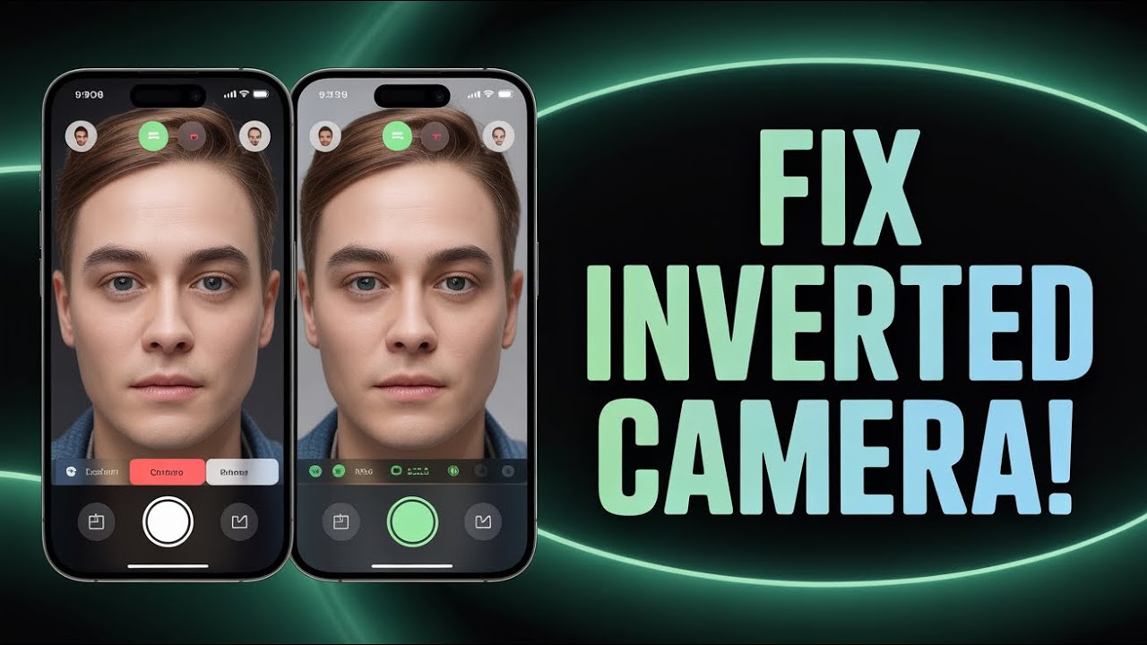 How To Turn Off Inverted Camera On FaceTime - YouTube