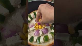 Must try once | Simple and tasty cheesy bun pizza 😋#food #viral #recipe #shorts #cooking