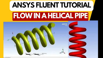 ANSYS Fluent Tutorial: Fluid Flow in a Helical pipe