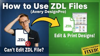 How to Use ZDL Files (Avery DesignPro)
