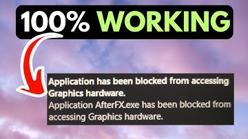 Application has been blocked from accessing graphics hardware Error in Windows 11 FIXED