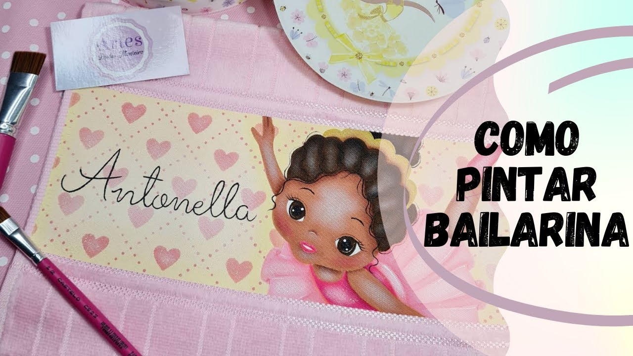 #27 COMO PINTAR BAILARINA | VIDEOAULA COMPLETA