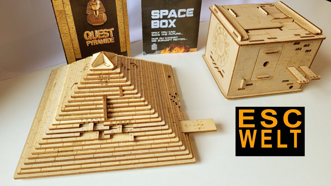 Pyramide Quest Das 3DRätsel Holzpuzzle von Escape Welt YouTube