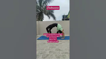 chakrasana wheel pose #song #punjabisong #yoga #asana #backbending #health #exercises #fitness #yt