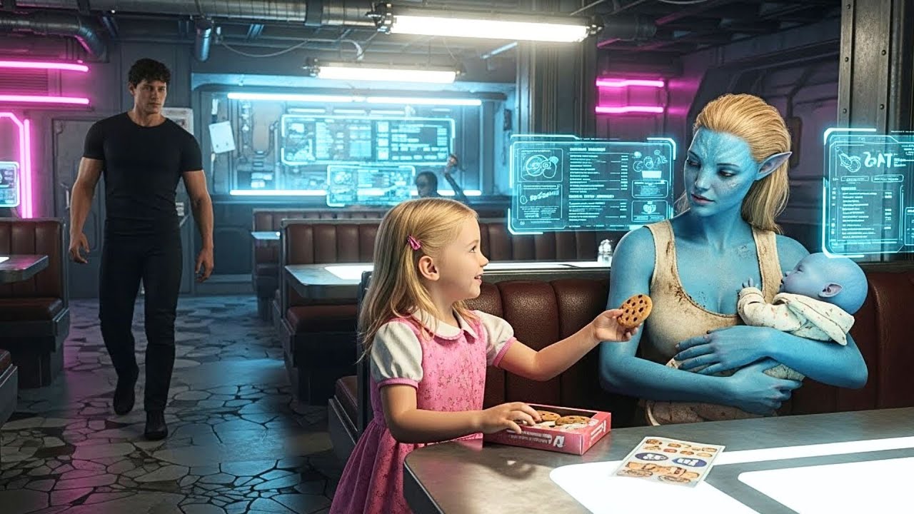 “If I Share My Cookie, Will You Stay?” Asked the Human Single Dad’s Daughter to the Poor Alien Mom