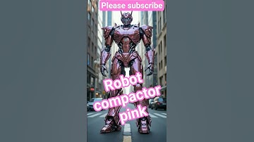 Robot compactor pink #youtubeshorts #automobile #ai #transformers #변압기 #máy biến áp #alatberat