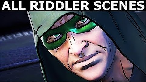 All Riddler Scenes - BATMAN Telltale Season 2 The Enemy Within (No Commentary)