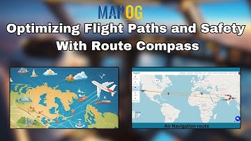 Optimize Flight Paths with Distance and Bearing Mapping Tools | Route Compass | #distance #bearing