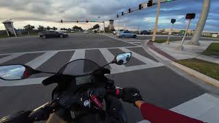 2023 Yamaha R3  Sunset Ride (Pov)