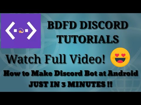 How to make Discord Bot at Android and host | Just in 3 Minutes ! | Not fake watch the full video.