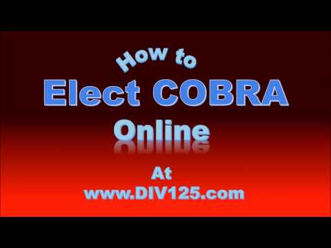 How To Elect COBRA Online