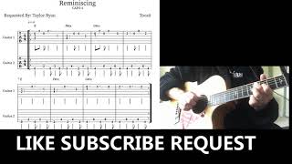 Toosii - Reminiscing (Guitar parts with Tab)