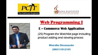 Task 25 | eShop | Web Programming 1 | Java Institute Profile